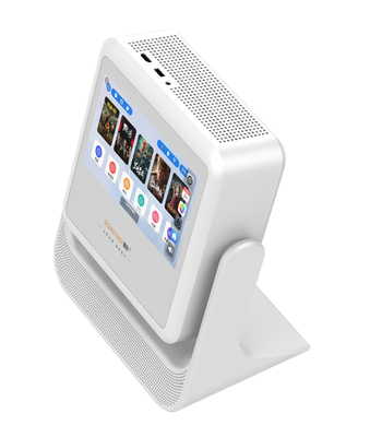 Native 720P Resolution Touch Pad Projector with Touch Screen Built-in Speaker 5G WiFi for Home Theater and Party Entertainment