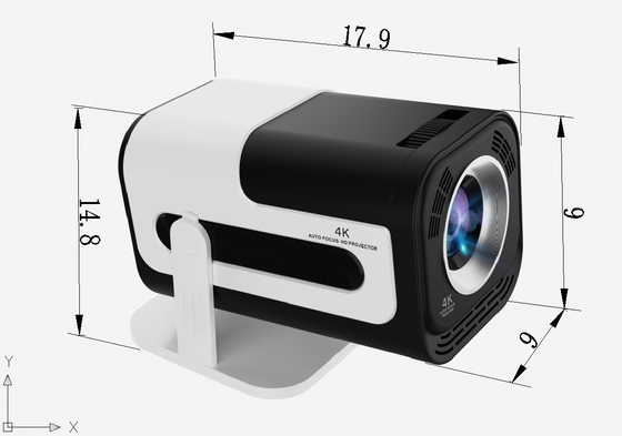 Fire 500 Short Throw Portable Mini Projector Android 13 Operating System 4K Native 120ANSI 1080P Max Resolution WIFI6 BT5.0 LED