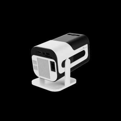 Mini Portable Smart Projector 4K Android 13.0 Resolution 2GB RAM LCD Home Video Theater Outdoor Use