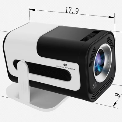 Portable Mini Projector 4K Max Resolution 2G RAM LED Lamp 5G WIFI 150ANSI  Features Built-In  USB 20P Android 13