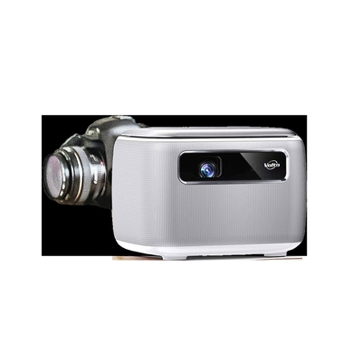 Smart DLP LED Projector 750 Ansi Lumens Android 9.0 System Wireless 3D Portable Mini Projector 4K Resolution Sky 118 GTV